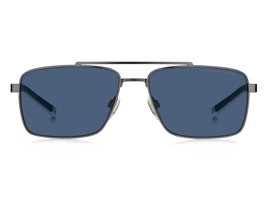 Tommy Hilfiger Square Sunglasses - TH 2078/S Matte Dark Ruthenium