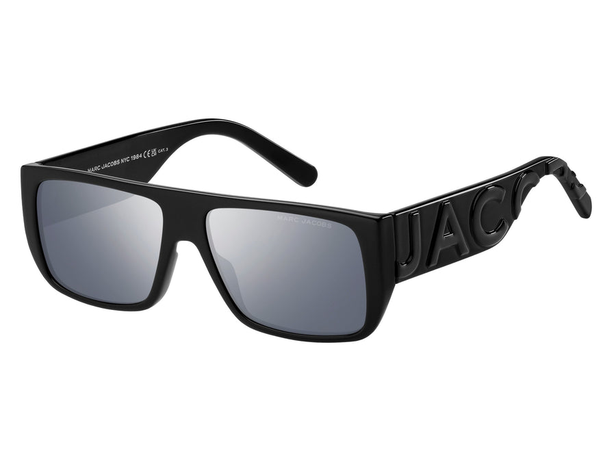 Marc Jacobs Square Sunglasses - MARC LOGO 096/S BLACK GREY