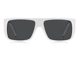 Marc Jacobs Square Sunglasses - MARC LOGO 096/S WHITE BLACK