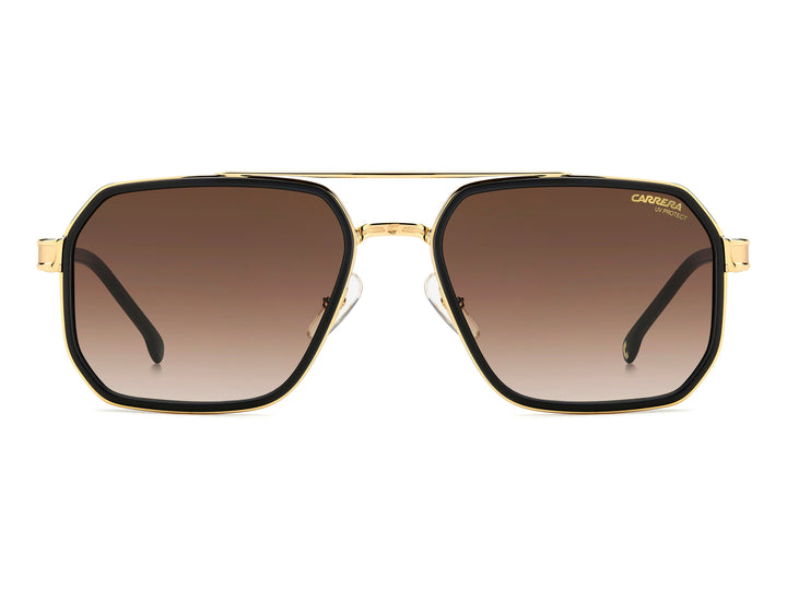 Carrera Square Sunglasses - CARRERA 1069/S Matte Black Gold