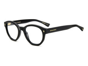 Dsquared Square Frames - D2 0131 BLACK