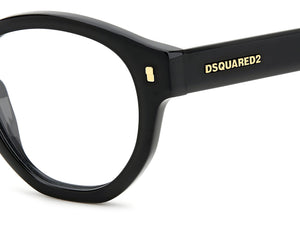 Dsquared Square Frames - D2 0131 BLACK