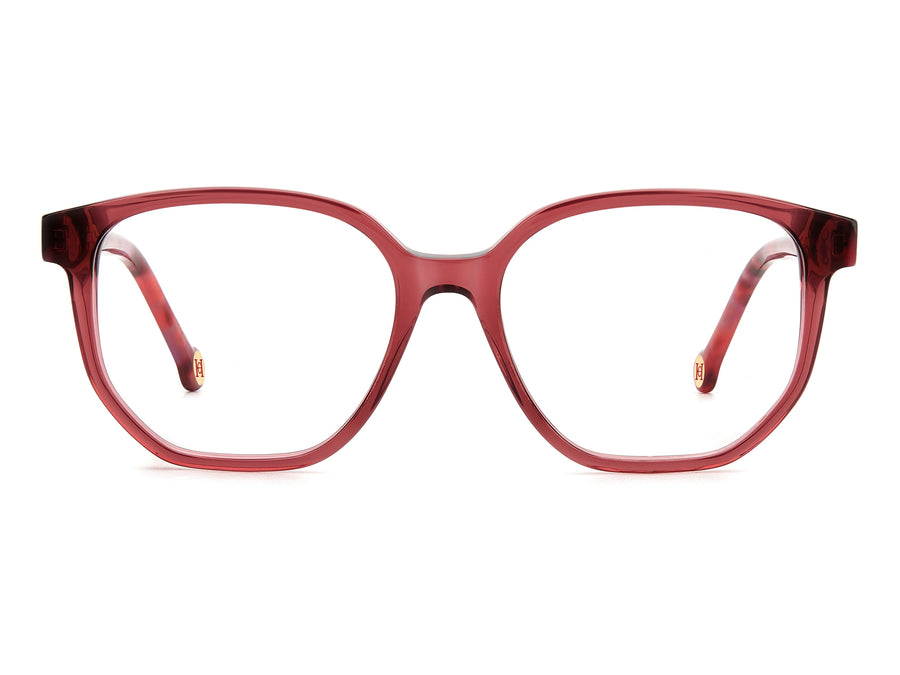 Carolina Herrera Square Frames - HER 0241 BURGUNDY RED HAVANA