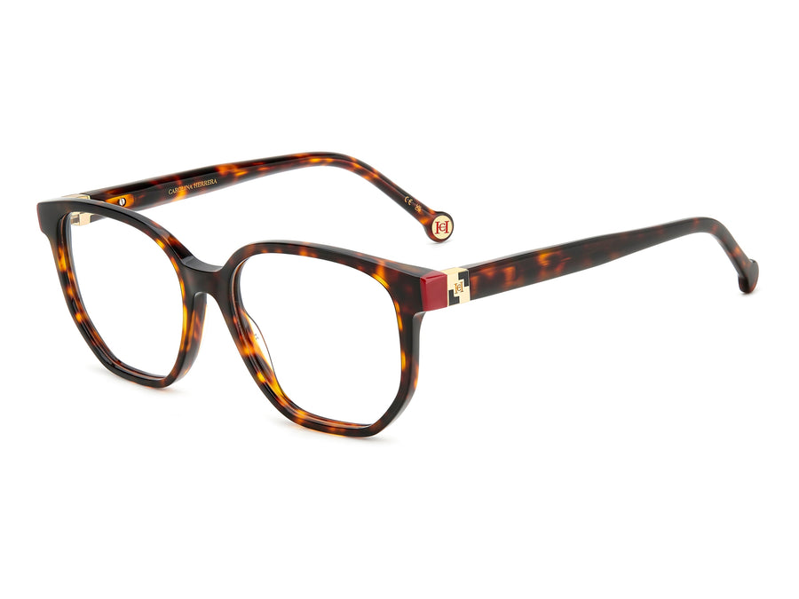 Carolina Herrera Square Frames - HER 0241 HAVANA RED