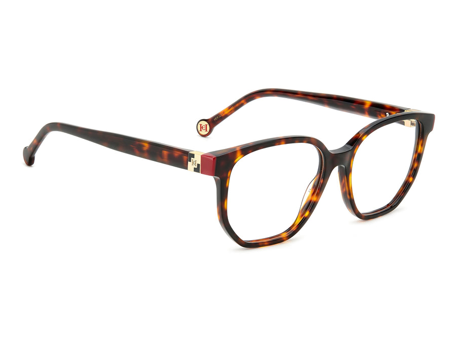 Carolina Herrera Square Frames - HER 0241 HAVANA RED