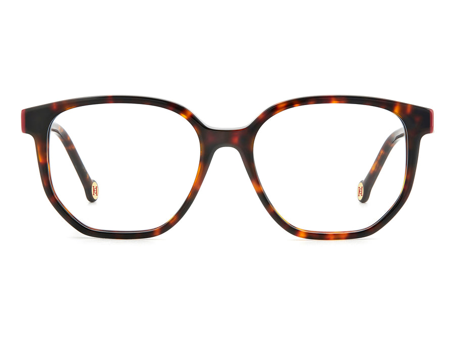 Carolina Herrera Square Frames - HER 0241 HAVANA RED