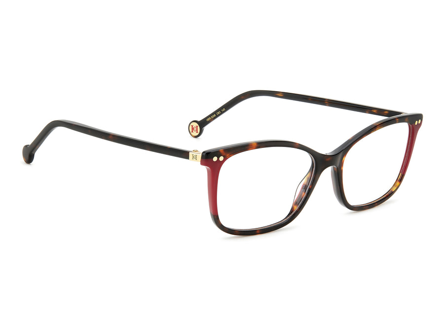 Carolina Herrera Square Frames - HER 0246 HAVANA RED