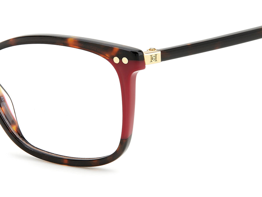 Carolina Herrera Square Frames - HER 0246 HAVANA RED