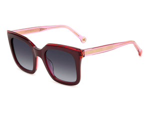 Carolina Herrera Square Sunglasses - HER 0249/G/S BURGUNDY PINK