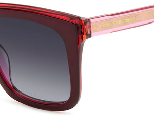 Carolina Herrera Square Sunglasses - HER 0249/G/S BURGUNDY PINK