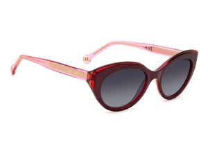 Carolina Herrera Cat-Eye Sunglasses - HER 0250/S BURGUNDY PINK