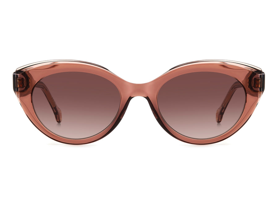 Carolina Herrera Cat-Eye Sunglasses - HER 0250/S LIGHT BROWN