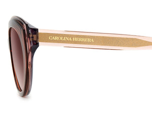 Carolina Herrera Cat-Eye Sunglasses - HER 0250/S LIGHT BROWN