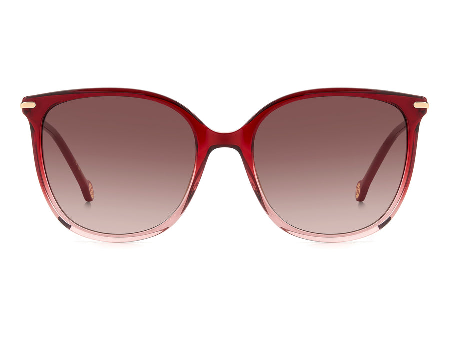 Carolina Herrera Square Sunglasses - HER 0229/S SHADED RED