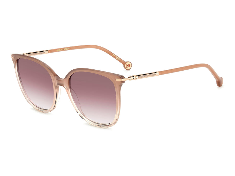 Carolina Herrera Square Sunglasses - HER 0229/S NUDE