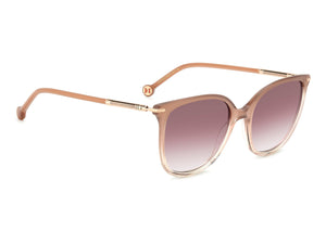 Carolina Herrera Square Sunglasses - HER 0229/S NUDE