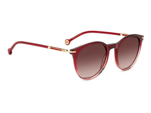 Carolina Herrera Round Sunglasses - HER 0230/S SHADED RED