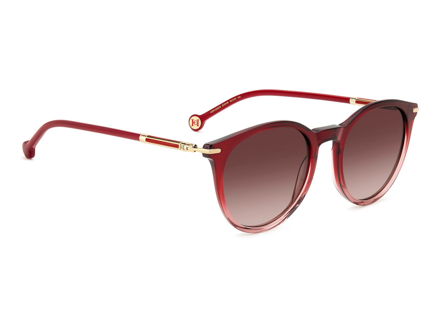 Carolina Herrera Round Sunglasses - HER 0230/S SHADED RED