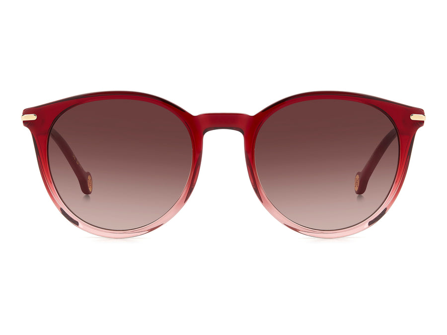 Carolina Herrera Round Sunglasses - HER 0230/S SHADED RED