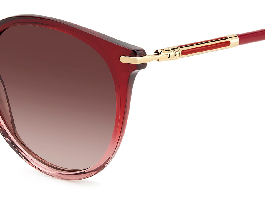 Carolina Herrera Round Sunglasses - HER 0230/S SHADED RED