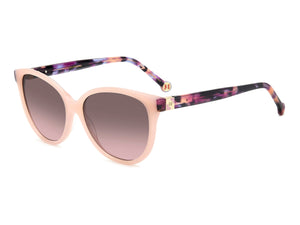 Carolina Herrera Cat-Eye Sunglasses - HER 0237/S NUDE PINK HAVANA