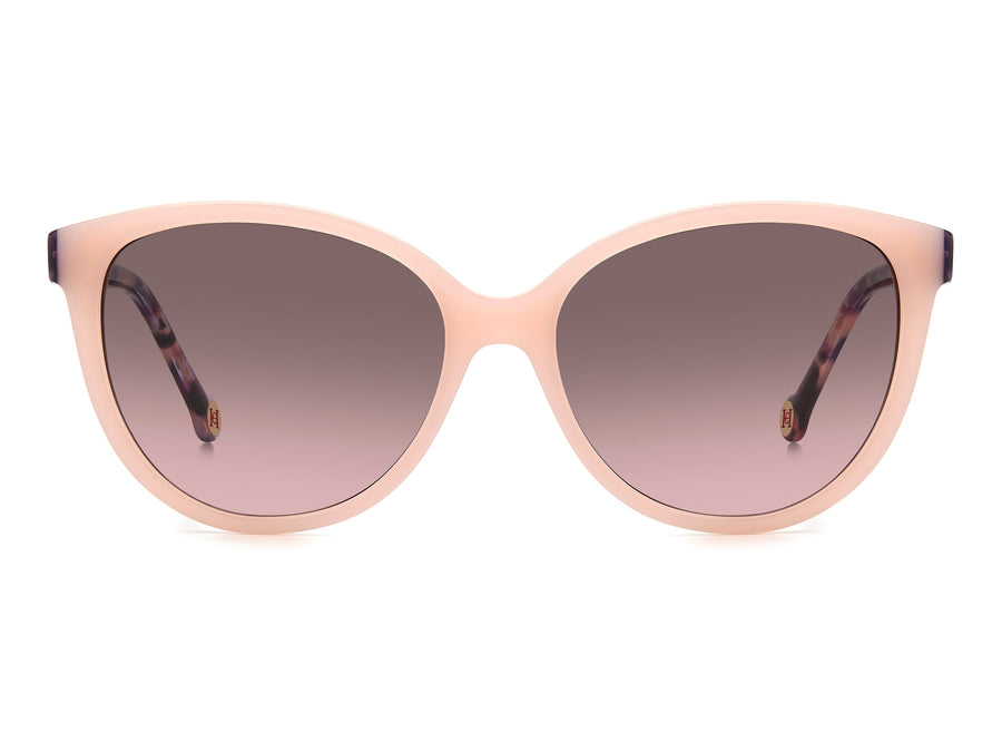 Carolina Herrera Cat-Eye Sunglasses - HER 0237/S NUDE PINK HAVANA