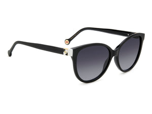 Carolina Herrera Cat-Eye Sunglasses - HER 0237/S BLACK WHITE