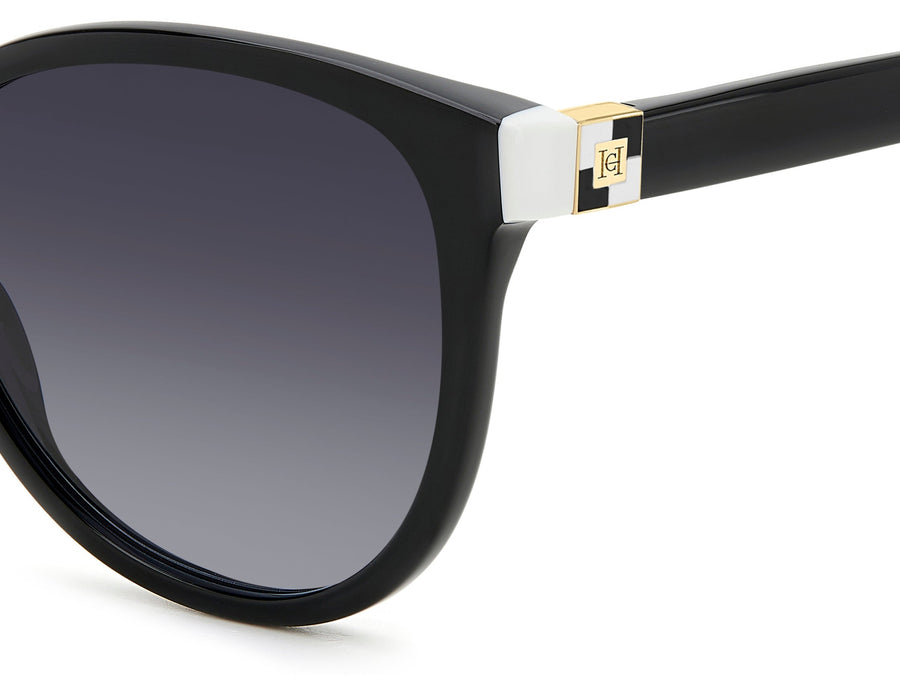 Carolina Herrera Cat-Eye Sunglasses - HER 0237/S BLACK WHITE