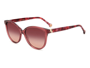 Carolina Herrera Cat-Eye Sunglasses - HER 0237/S BURGUNDY RED HAVANA