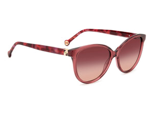 Carolina Herrera Cat-Eye Sunglasses - HER 0237/S BURGUNDY RED HAVANA