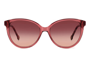 Carolina Herrera Cat-Eye Sunglasses - HER 0237/S BURGUNDY RED HAVANA