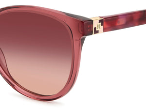 Carolina Herrera Cat-Eye Sunglasses - HER 0237/S BURGUNDY RED HAVANA