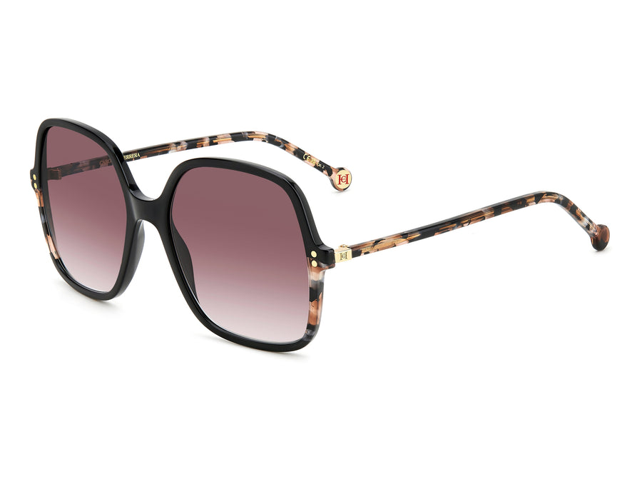 Carolina Herrera Square Sunglasses - HER 0244/S BLACK HAVANA