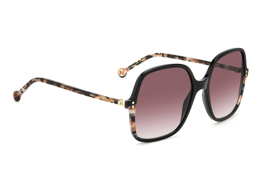 Carolina Herrera Square Sunglasses - HER 0244/S BLACK HAVANA