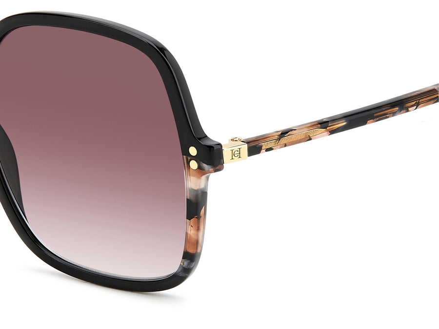 Carolina Herrera Square Sunglasses - HER 0244/S BLACK HAVANA