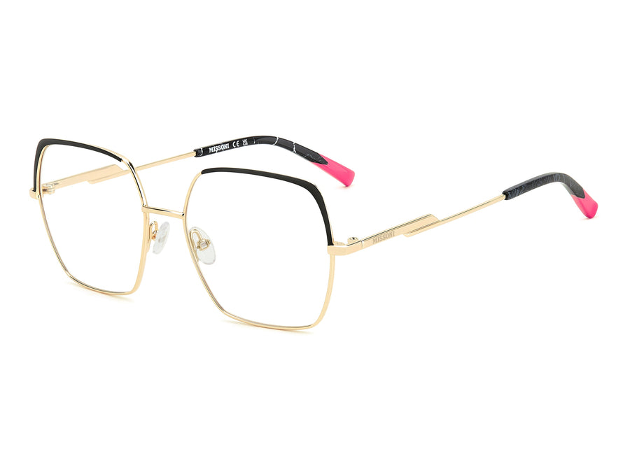 Missoni Square Frames - MIS 0180 GOLD BLACK_