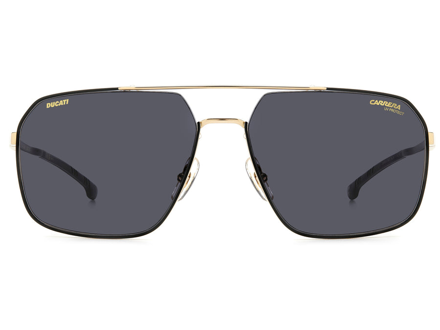 Carrera Ducati Square Sunglasses - CARDUC 038/S GOLD BLACK