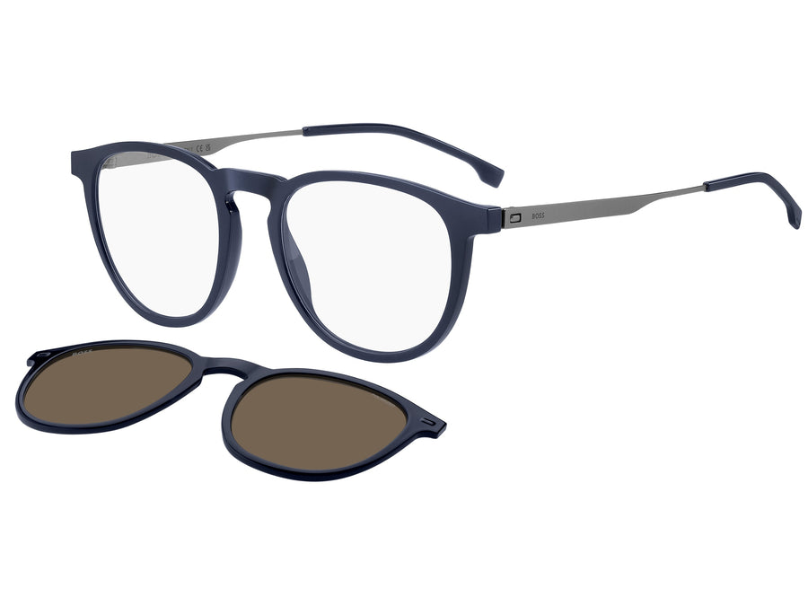 Boss Square Frames - BOSS 1640/CS BLUE RUTHENIUM