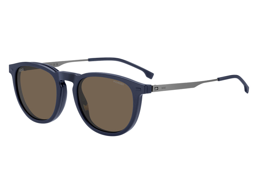 Boss Square Frames - BOSS 1640/CS BLUE RUTHENIUM