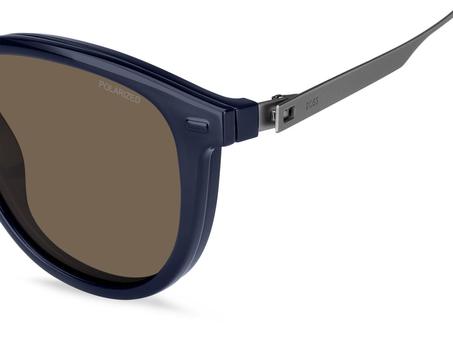 Boss Square Frames - BOSS 1640/CS BLUE RUTHENIUM