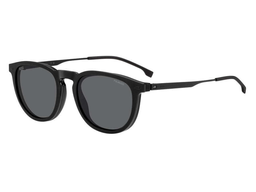 Boss Square Frames - BOSS 1640/CS BLACK MATTE BLACK