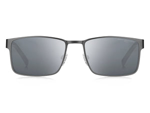 Tommy Hilfiger Square Sunglasses - TH 2087/S Matte Ruthenium Black