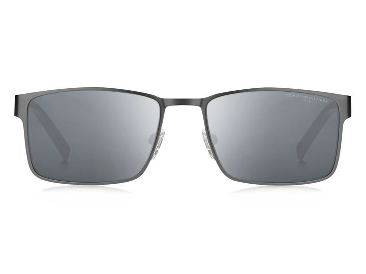 Tommy Hilfiger Square Sunglasses - TH 2087/S Matte Ruthenium Black