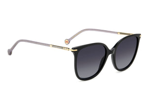 Carolina Herrera Square Sunglasses - HER 0229/S BLACK GLITTER BLACK