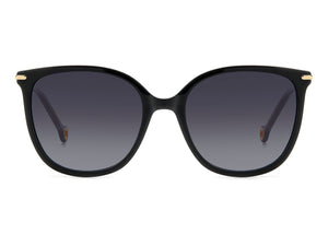 Carolina Herrera Square Sunglasses - HER 0229/S BLACK GLITTER BLACK