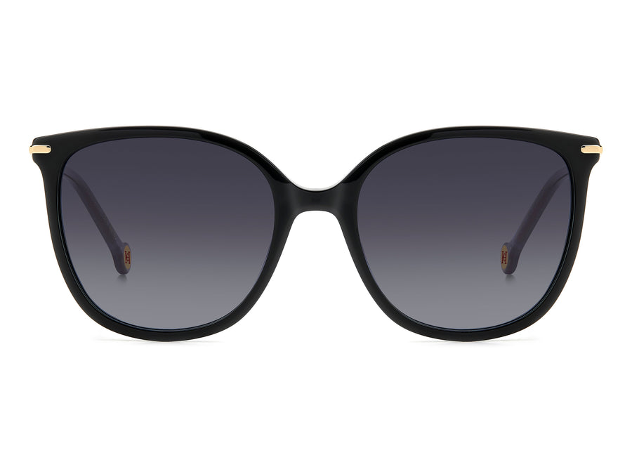 Carolina Herrera Square Sunglasses - HER 0229/S BLACK GLITTER BLACK