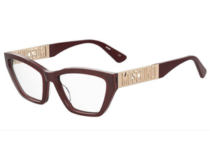 Moschino Square Frames - MOS634 BURGUNDY