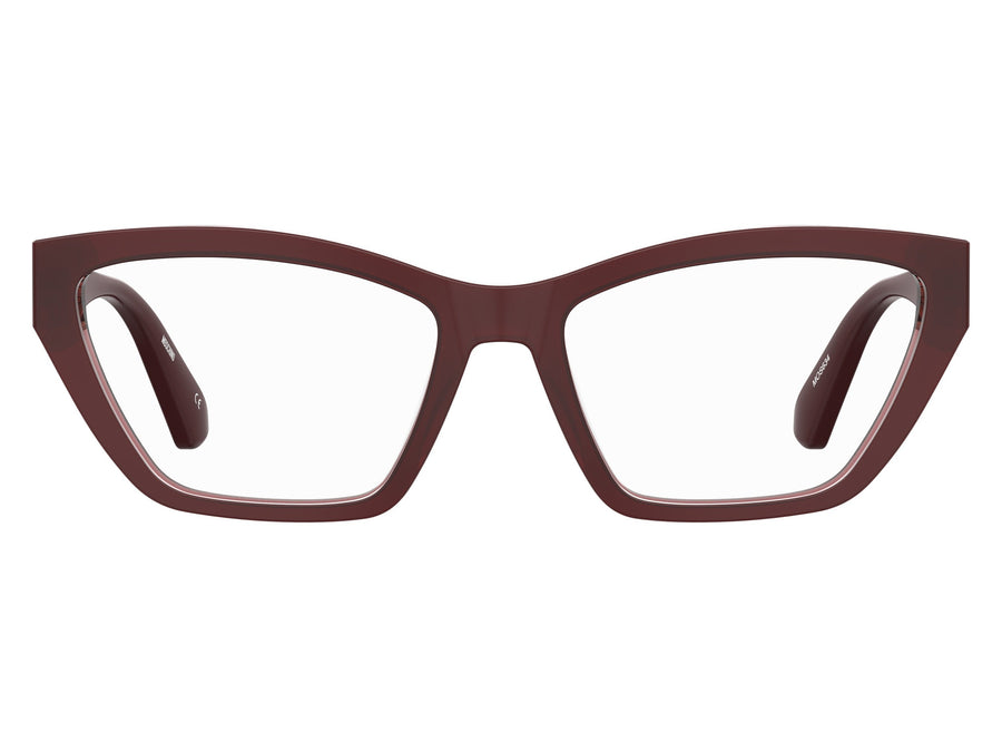 Moschino Square Frames - MOS634 BURGUNDY