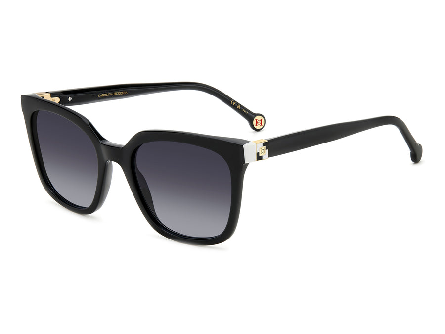 Carolina Herrera Square Sunglasses - HER 0236/S BLACK WHITE