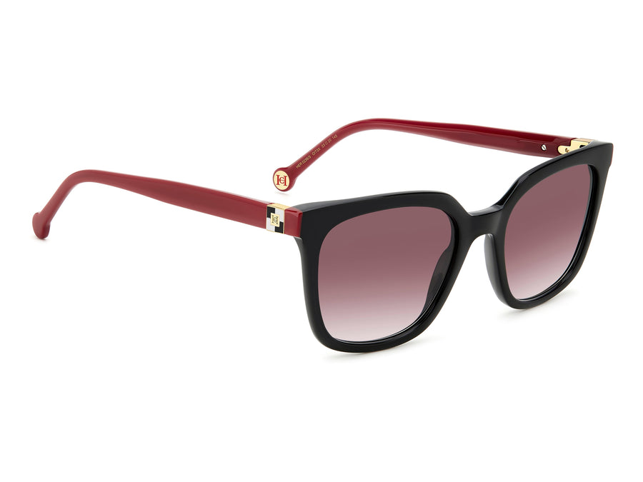 Carolina Herrera Square Sunglasses - HER 0236/S BLACK RED